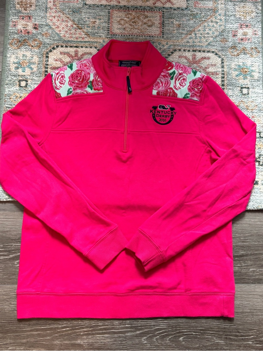 🌹Vineyard Vines🌹Kentucky Derby 2016 Quarter-Zip S